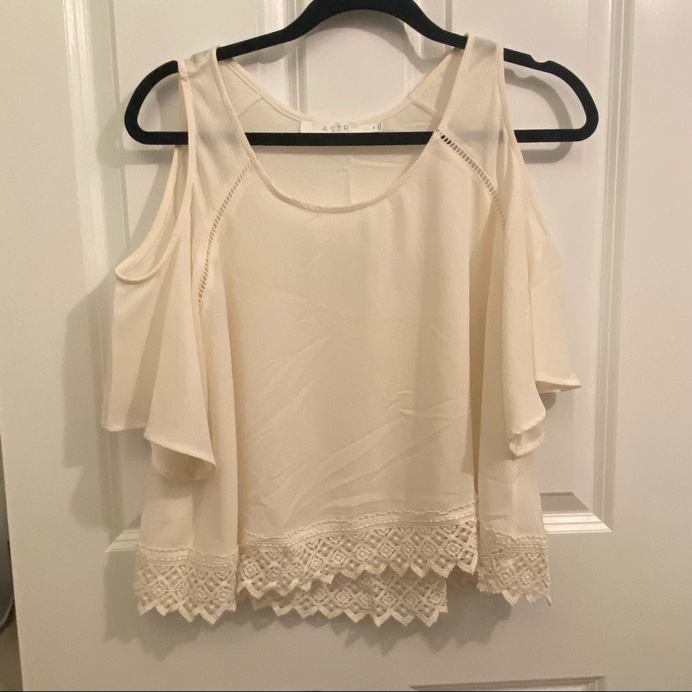 Cold shoulder top